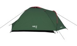 Kempingo palapinė Nils Camp Rocker NC6013, žalia-raudona