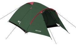 Kempingo palapinė Nils Camp Rocker NC6013, žalia-raudona