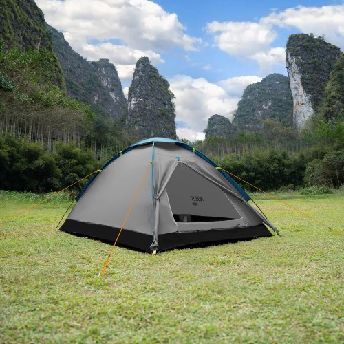 Туристическая палатка Nils Camp Nightfall NC6033, серо-синяя