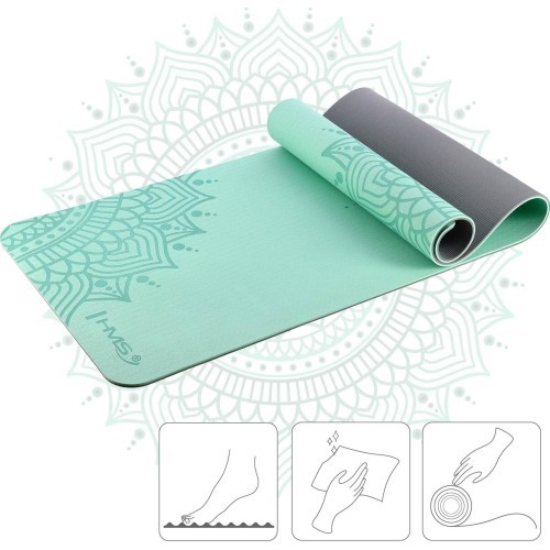 YOGA SET HMS MINT MAT TPE YM10 + BLOCK KJ02 + STRAP SJ02