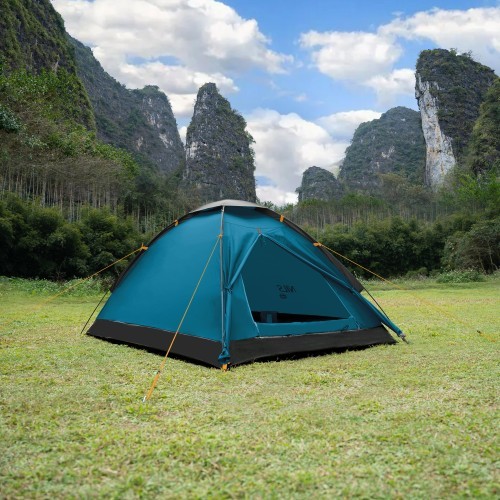 Светло-серо-синяя кемпинговая палатка NC6033 Nightfall NILS CAMP