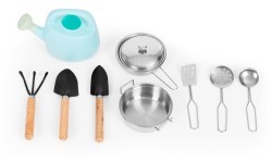 Уличная грязевая кухня для детей с аксессуарами, еловое дерево ECOTOYS