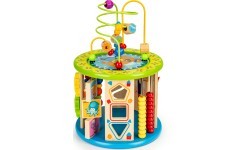 Деревянный развивающий куб EcoToys