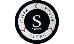 KamuiClear Black Cue Tip Soft 13mm