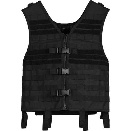 Чёрный тактический жилет MOLLE GEN.II