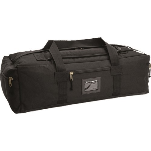 Чёрная тактическая дорожная сумка