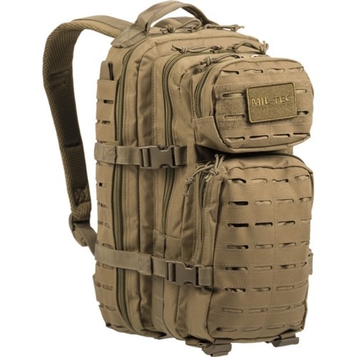 Mil-Tec US Assault kuprinė Laser Cut SM, 20 l, Coyote
