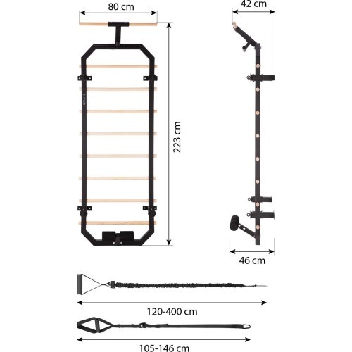 DW2708 MULTIFUNCTIONAL GYMNASTIC LADDER HMS