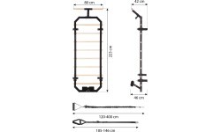 Многофункциональная шведская стенка HMS DW2708