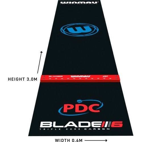 "Winmau Pro Zone Precision" PVC smiginio kilimėlis