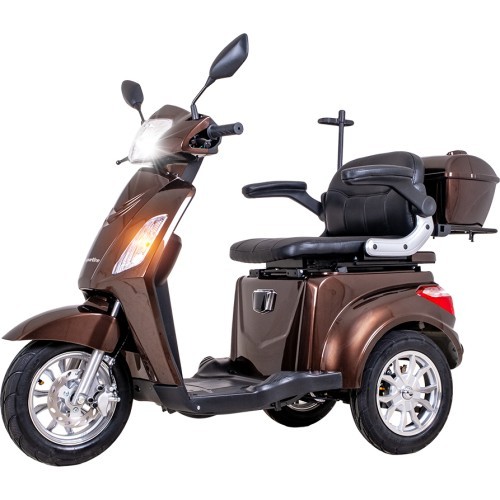Three-Wheel Electric Scooter inSPORTline Zorica - Brown