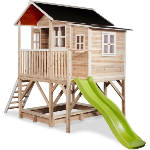 EXIT Loft 550 wooden playhouse - natural