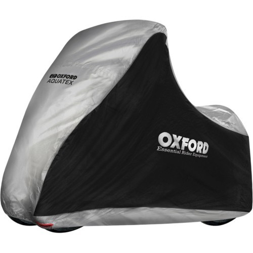 MP3 motorolerio uždangalas Oxford Aquatex juodas/sidabrinis