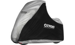 MP3 motorolerio uždangalas Oxford Aquatex juodas/sidabrinis