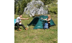 Зеленая туристическая палатка Hiker NC6010 Nils Camp