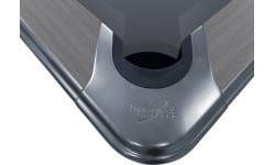 Biliardo stalas Pool Dynamic IV, 9 ft, šviesiai pilkas, Simonis 760 blue green