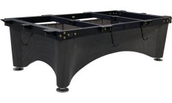 Billiard Table, Pool, Dynamic IV, 9 ft., Light Grey, Simonis 760 blue green