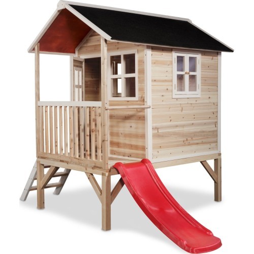 EXIT Loft 300 wooden playhouse - natural