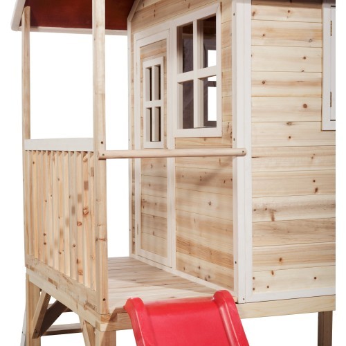 EXIT Loft 300 wooden playhouse - natural