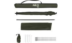 Рыболовный зонт с боковой стенкой NILS CAMP NC4702