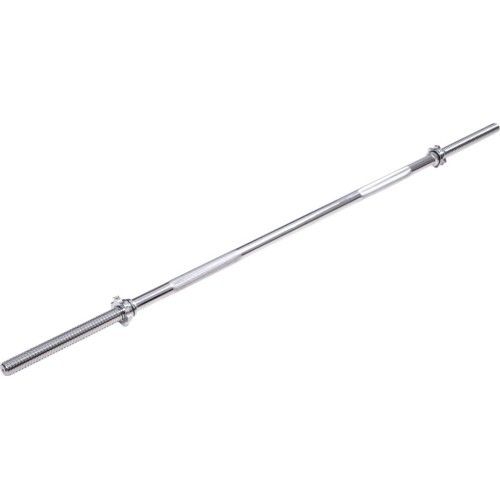 Straight Weightlifting Barbell inSPORTline Welerty 180 cm / 30 mm with Threaded Ends and Collars