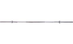 Tiesus sunkiosios atletikos grifas inSPORTline Welenorty 220 cm / 30 mm su srieginiais galais ir užraktais