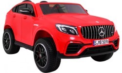Vaikiškas elektromobilis Mercedes GLC 63S, raudonas