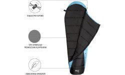 NC2012 BLACK-BLUE SLEEPING BAG NILS CAMP