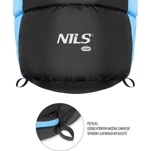 NC2012 BLACK-BLUE SLEEPING BAG NILS CAMP