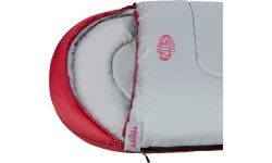 NC2008 MAROON-GREY SLEEPING BAG SIZE L NILS CAMP