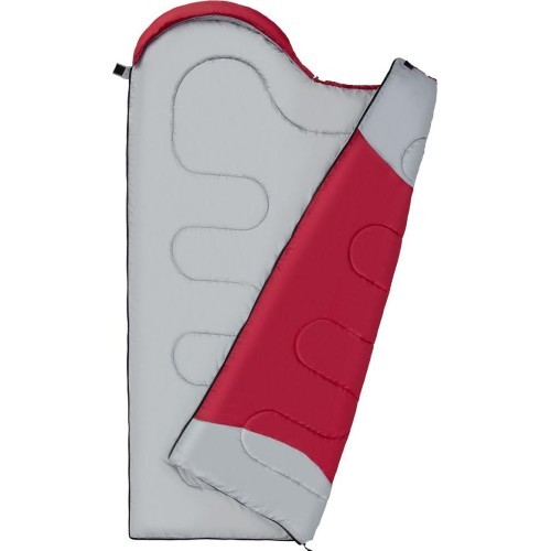 NC2008 MAROON-GREY SLEEPING BAG SIZE L NILS CAMP