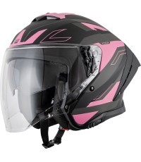 Motociklo šalmas W-TEC Voltik Shockrose - Rožinė