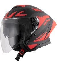 Мотошлем W-TEC Voltik Graphic - Красный