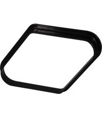 Juodas plastikinis 9 kamuoliukų trikampis 57,2 mm