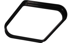 Juodas plastikinis 9 kamuoliukų trikampis 57,2 mm