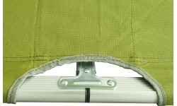 Camp Bed Highlander, Aluminum - Green