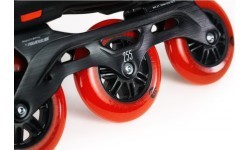 Роликовые коньки Powerslide Imperial Black Red 110
