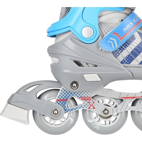 NH18192 4IN1 IN-LINE SKATES/HOCKEY ICE SKATES - Black / Green