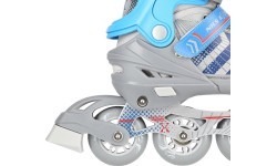 NH18192 4IN1 IN-LINE SKATES/HOCKEY ICE SKATES - Black / Green