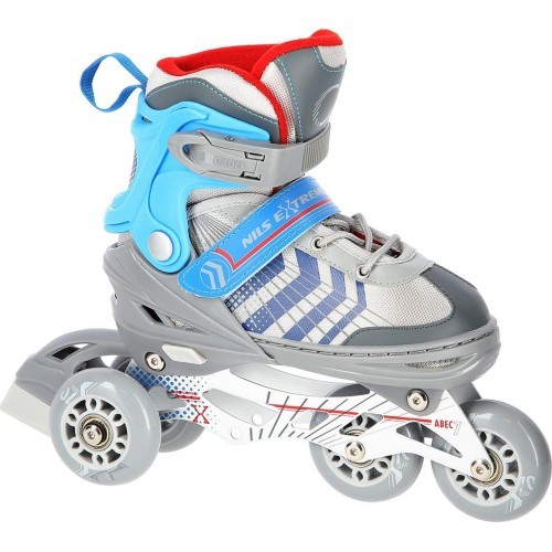 NH18192 4IN1 IN-LINE SKATES/HOCKEY ICE SKATES - Black / Green