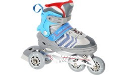 NH18192 4IN1 IN-LINE SKATES/HOCKEY ICE SKATES - Black / Green