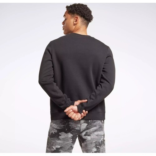 Мужской свитшот Reebok Ri Left Chest Logo Crew чёрный 100051166