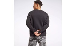 Мужской свитшот Reebok Ri Left Chest Logo Crew чёрный 100051166