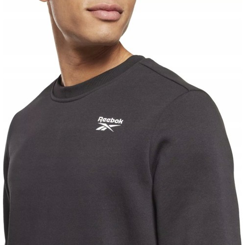 Reebok Ri Left Chest Logo Crew Men's Sweatshirt Black 100051166