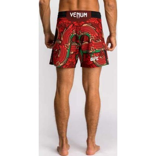 Vyriški MMA šortai UFC Unrivaled by Venum Red Brandon Moreno