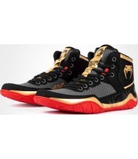 Imtynių bateliai Venum Elite Wrestling Black/Gold/Red