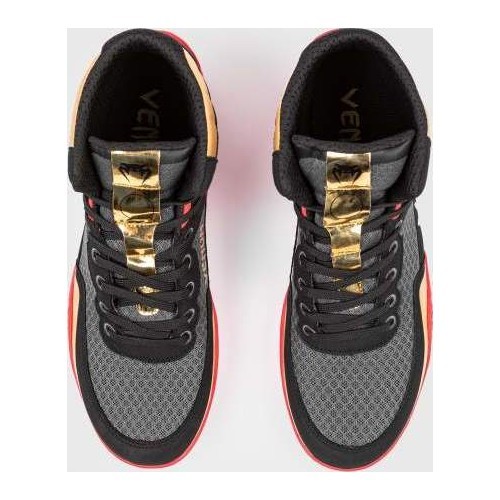 Imtynių bateliai Venum Elite Wrestling Black/Gold/Red
