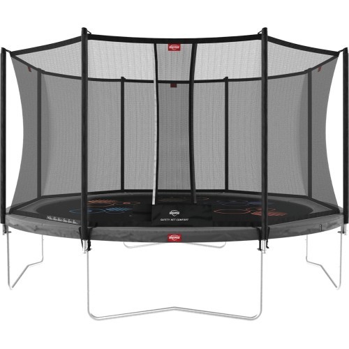 Батут BERG Favorit Regular 430 Grey Levels с защитной сеткой Comfort