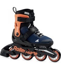 Rollerblade Microblade inline skates, orange/blue