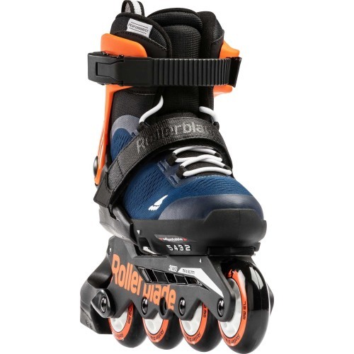 Rollerblade Microblade inline skates, orange/blue